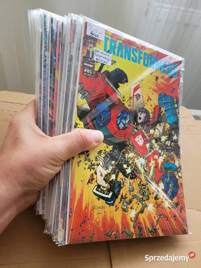 Transformers zestaw 26 komiksów 2023 first Gdynia
