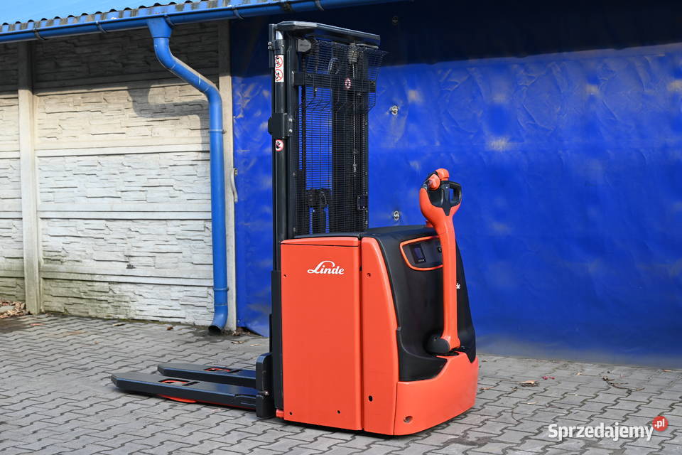 Paleciak elektryczny Linde L14 1400 Triplex 430 Wózki widłowe śląskie Częstochowa