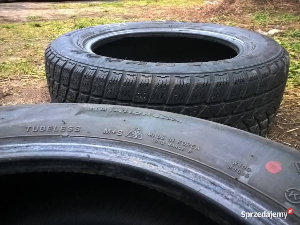 R15 19560 88T 2xOponyZima HANKOOK W400 Winter 60 Opony Łaskarzew sprzedam