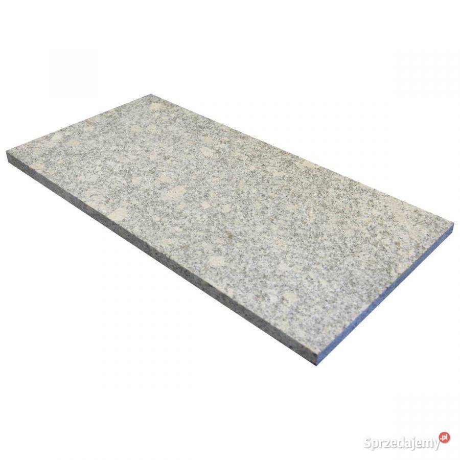 Płytki Granit Bianco Szary G602 płomieniowany Kraków