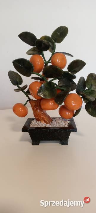 Sztuczne drzewo Feng Shui Jade rzeźbione drzewo Rośliny domowe Skawina