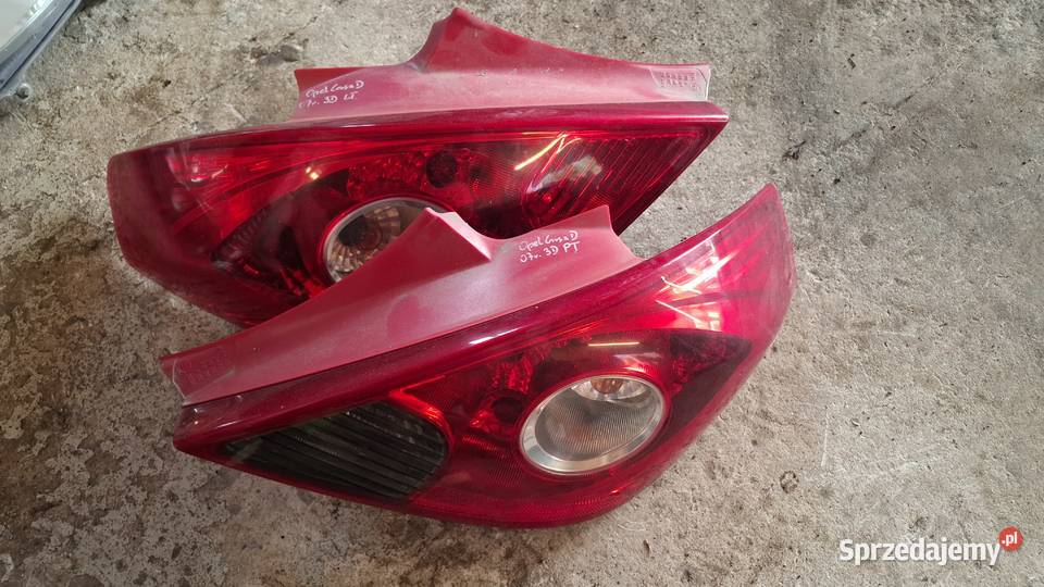 Opel Corsa D 3D lampy tylne LP komplet 89037367