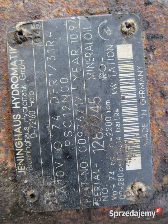 POMPA POMPY HYDRAULICZNE HYDROMATIC A10V REXROTX