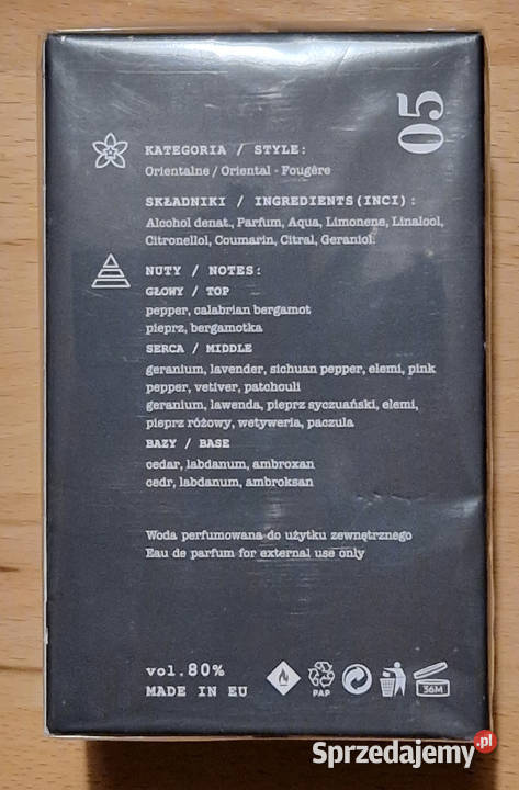 Made in Lab 05 Woda Perfumowana 100 ml łódzkie Wieluń