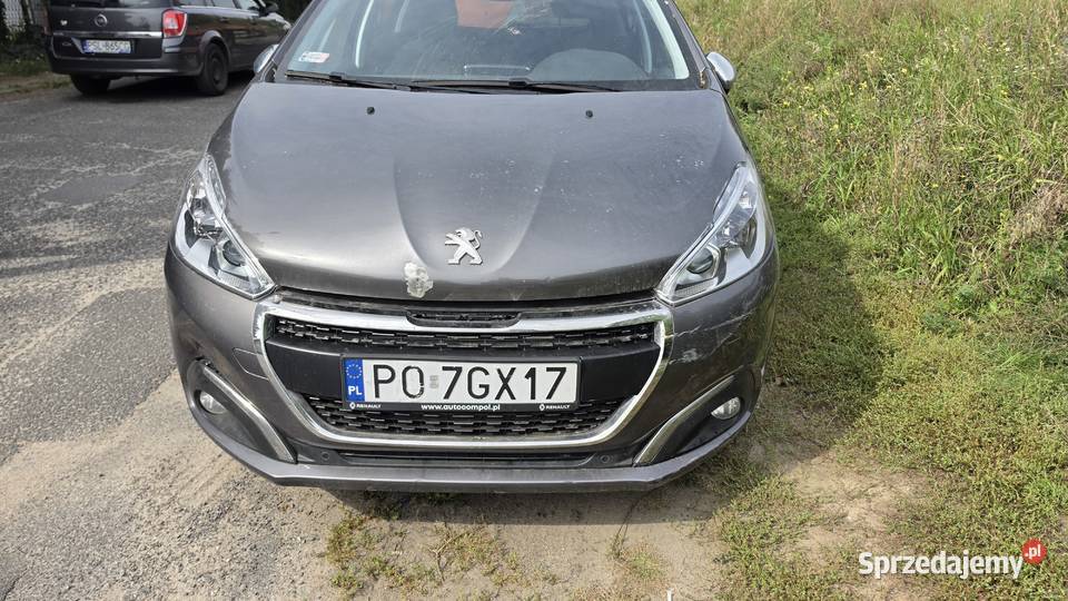 Peugeot 208 2018 uszkodzony bok lewy purtech