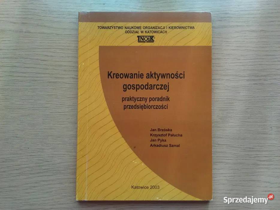 Kreowanie aktywności gospodarczej sprzedam