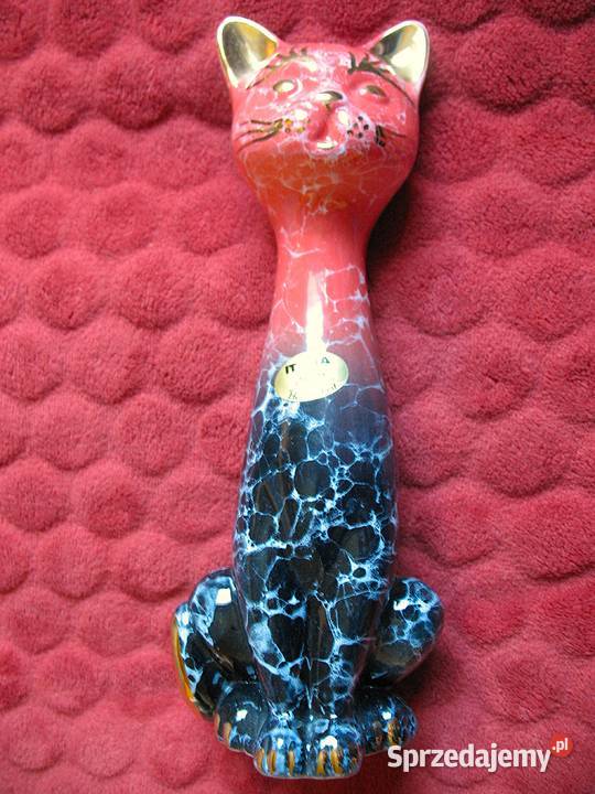 Kot z porcelany Figurka Italia 25 x 10 Siedlce