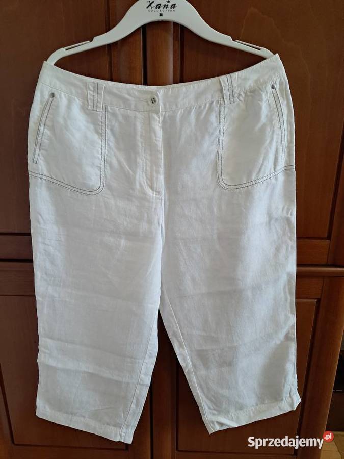 Spodenki damskie rybaczki białe Canda do Kraków