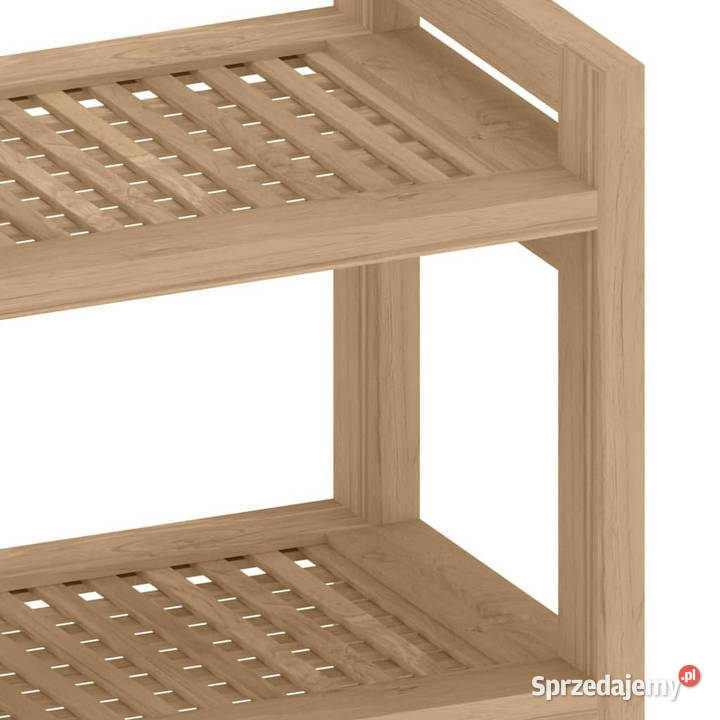 Stolik łazienkowy 45x30x45 lite drewno tekowe Warszawa