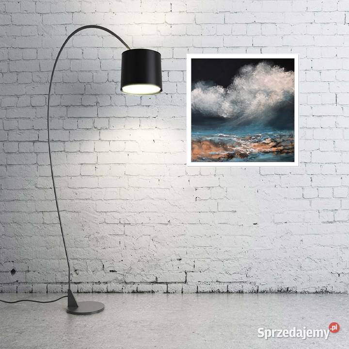 Burzowe niebo nowoczesny pejzaz morski obraz Malbork