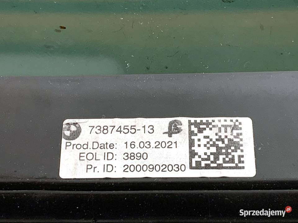 SZYBA LEWY TYŁ TRÓJKĄTNA BMW G30 SedanLimuzyna