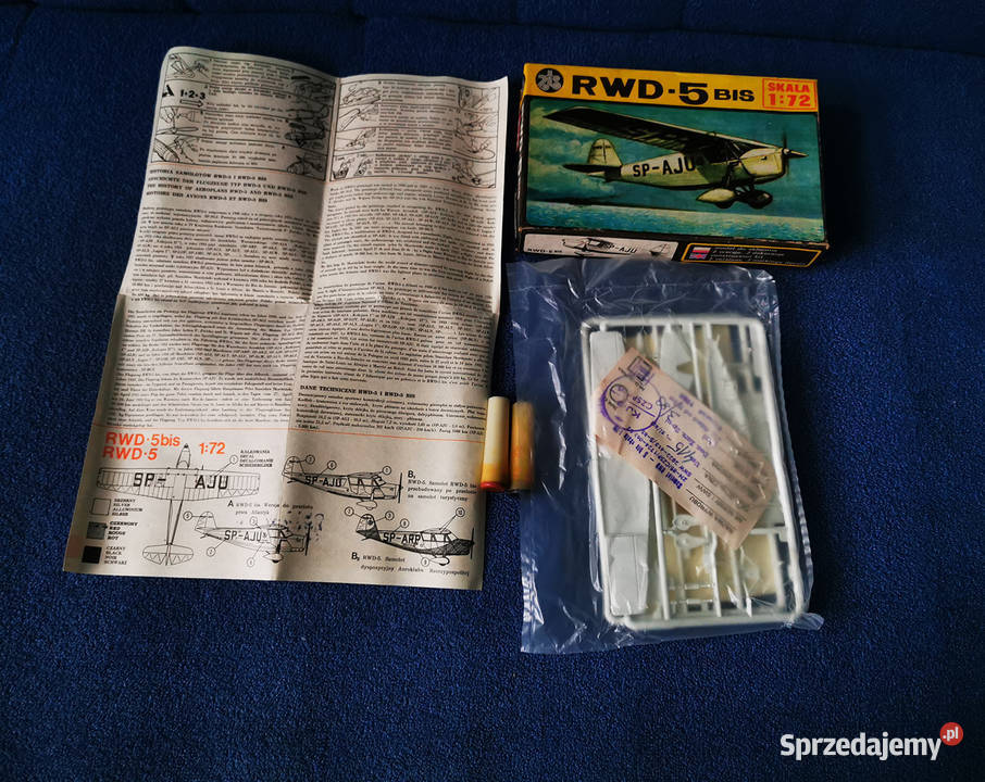 Model samolotu RWD5 bis do sklejania skala 172 z Polkowice