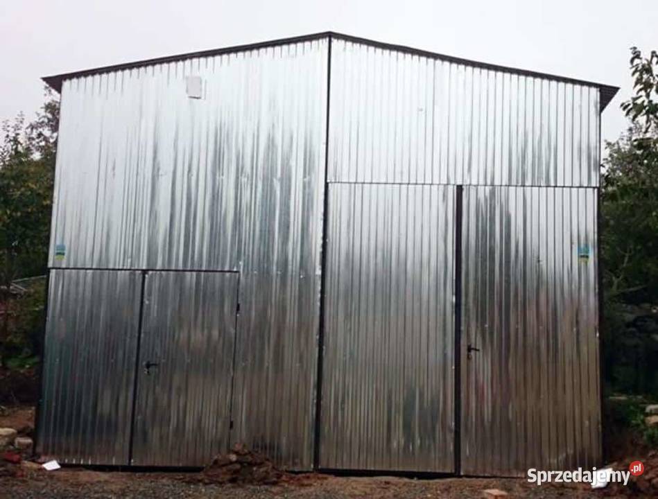 Blaszana hala 96 m ocynkowana