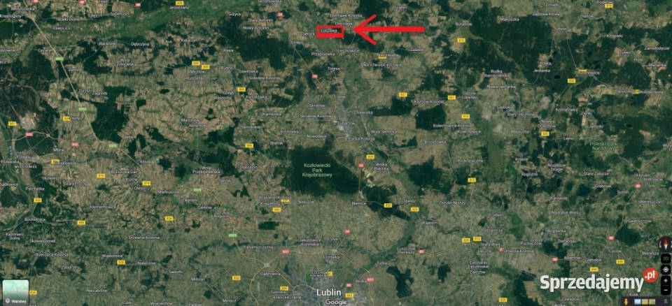 Siedlisko działka rekreacyjna Luszawa Gm garaż sprzedam