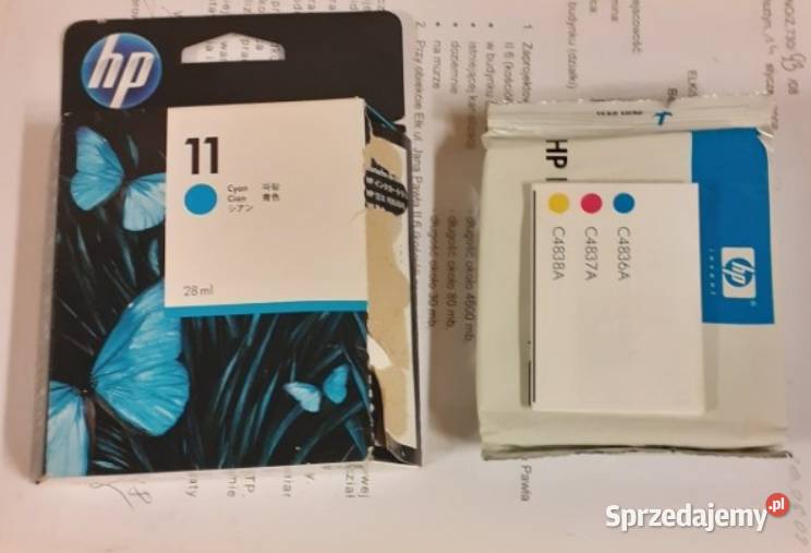 HP tusz oryginalny głowice oryginalne 1 tusz warmińsko-mazurskie Olecko sprzedam