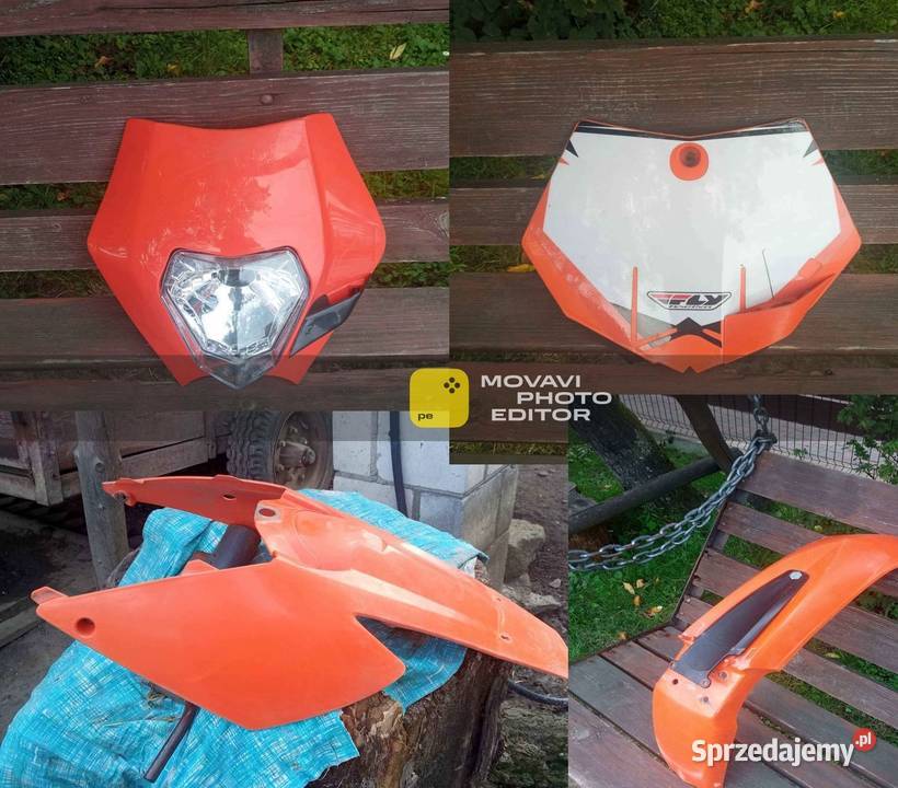 Części plastiki boczki owiewki osłony ktm