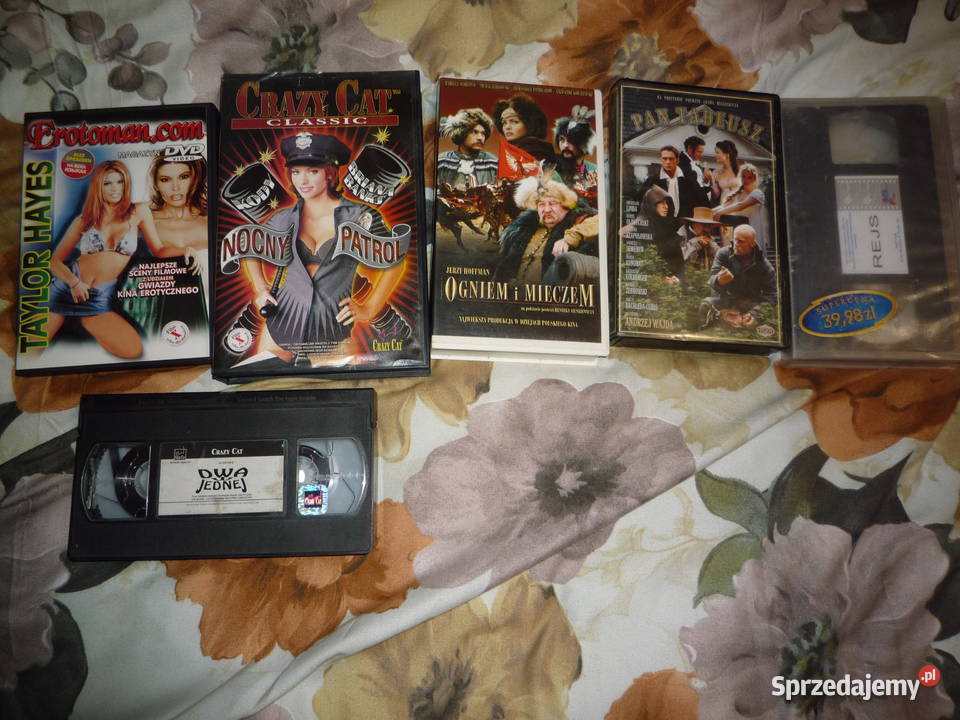 kasety magnetofonowe stare vhs Chmiel