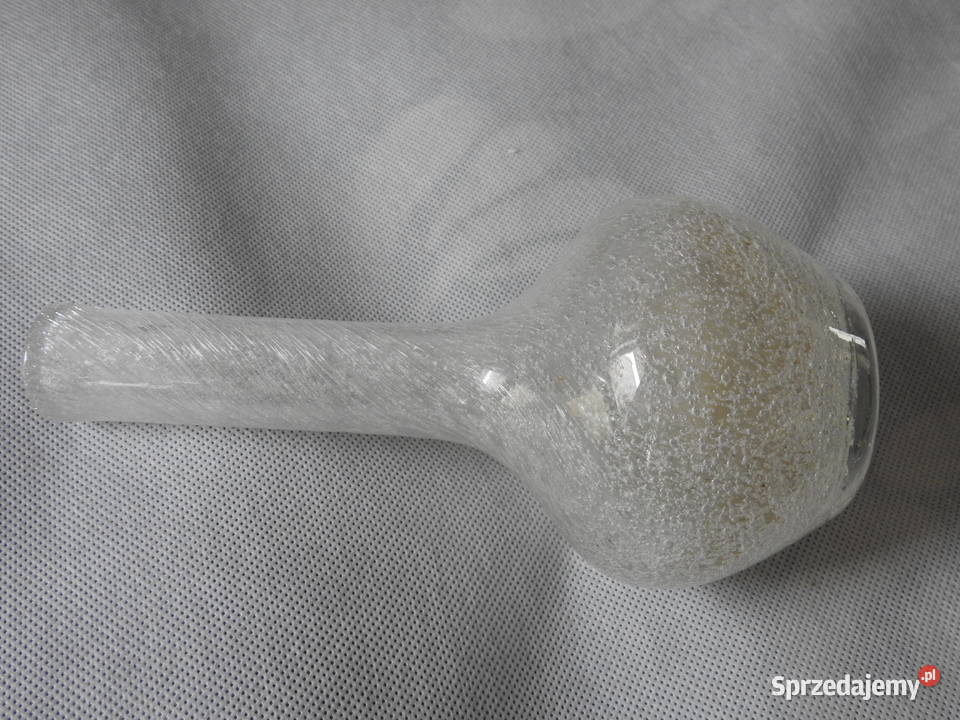 Wazonik ze szkła artystycznego z bąbelkami Inowrocław