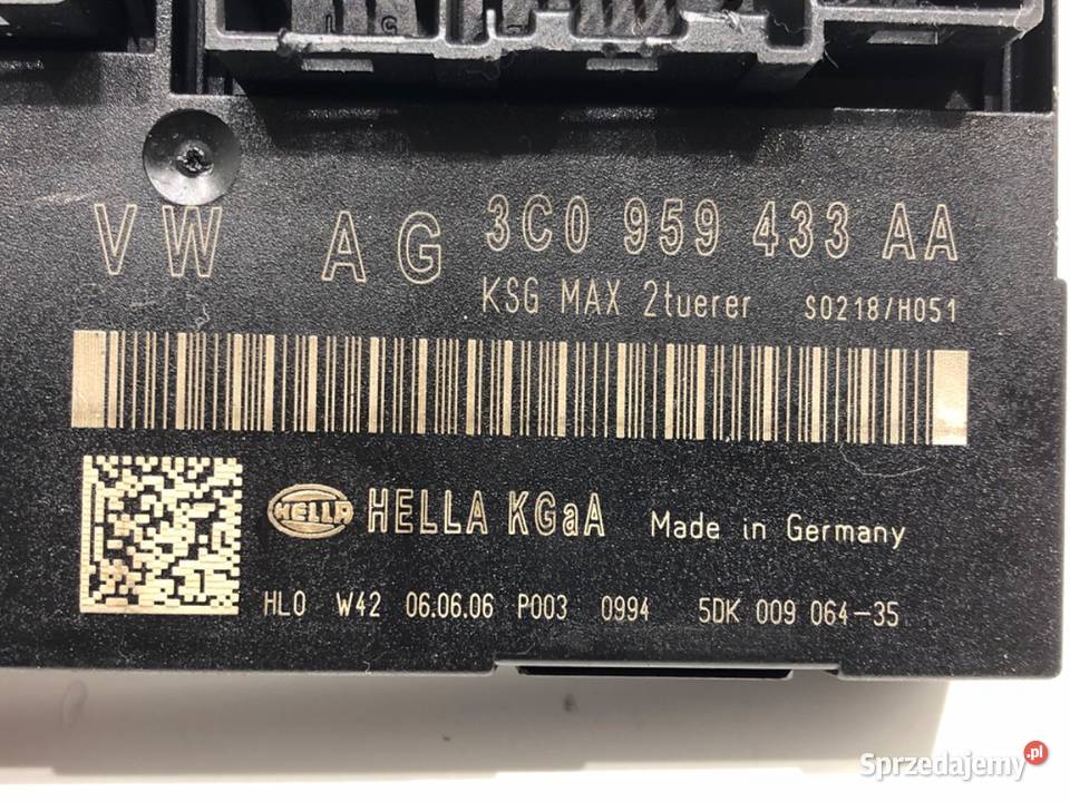 MODUŁ KOMFORTU VW PASSAT B6 3C0959433aa Kombi