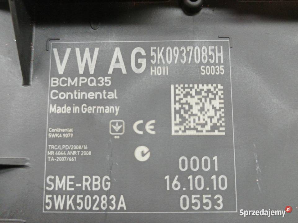 MODUŁ KOMFORTU 5K0937085H BCM PQ35 Seat Leon II