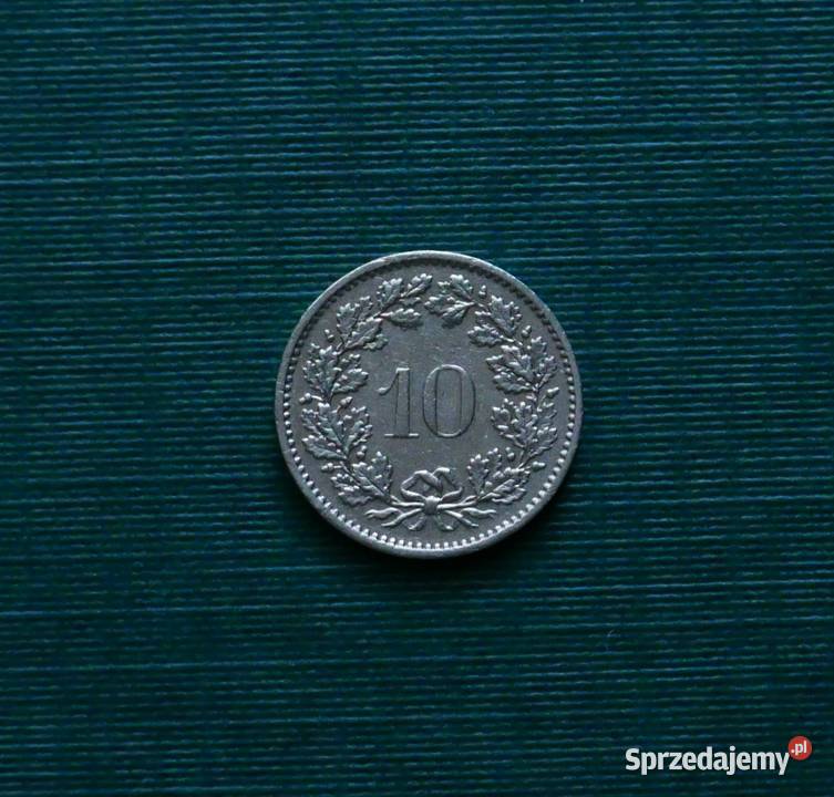 SZWAJCARIA 10 rappenów 1974r śląskie Gliwice sprzedam