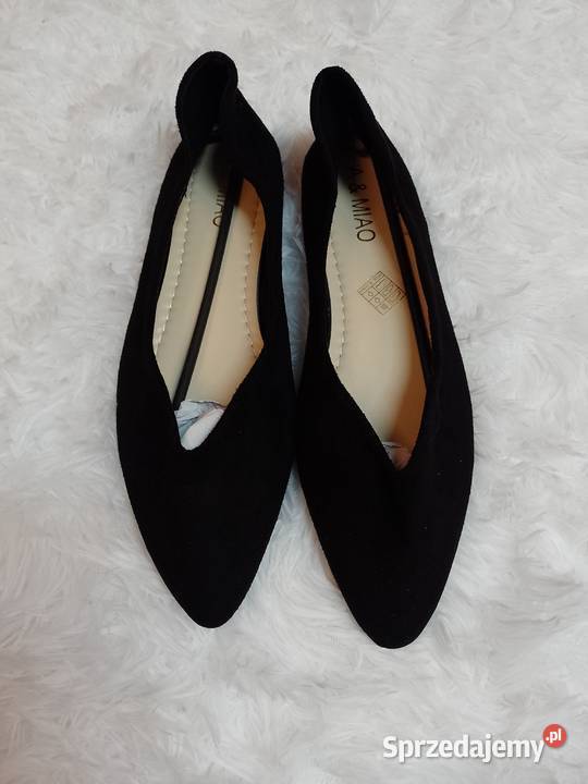 4142 Czarne baleriny biznesowe NOWE Balerinki Damskie małopolskie