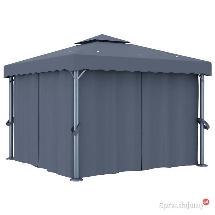 vidaXL Altana ogrodowa z zasłonami 3 x 3 m Warszawa