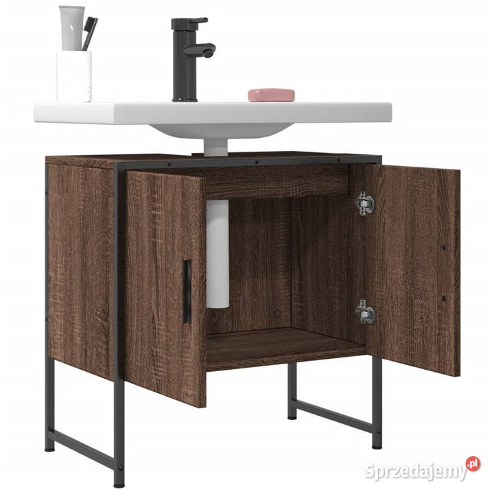 Szafka pod umywalkę brązowy dąb 60x33x60 mazowieckie