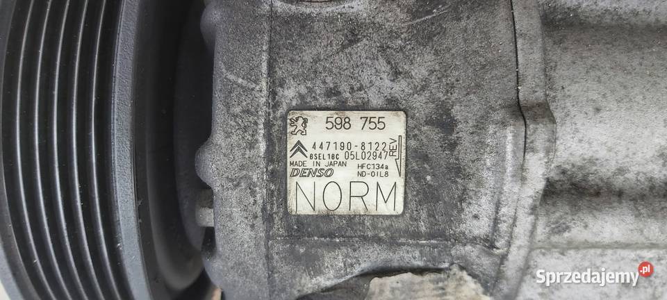 Citroen Peugeot kompresor sprężarka klimatyzacji Części samochodowe świętokrzyskie