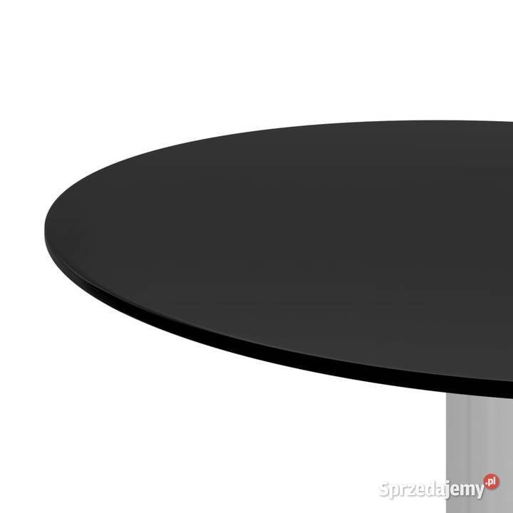 vidaXL Stolik kawowy czarny 40 szkło Warszawa