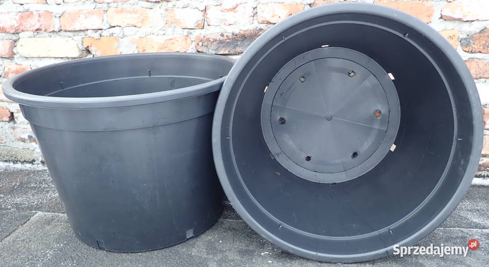 Doniczki produkcyjne 80 litrów NOWE 80L śr 60 sprzedam