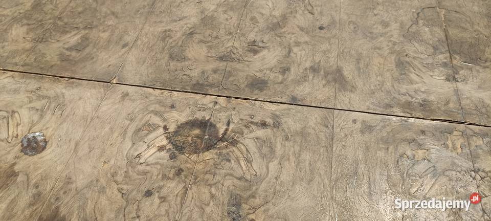 art deco stół fornir orzech okrągły rozkładany Radomsko