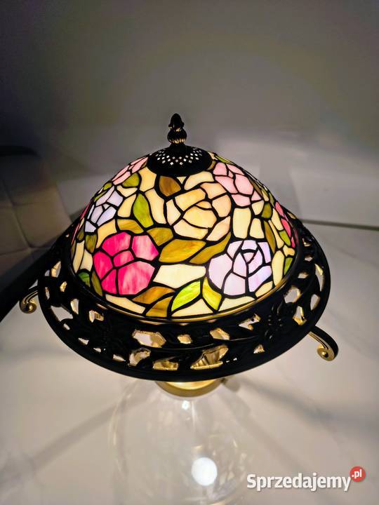 Tiffany lampa witrażowa wisząca plafon sufitowa dolnośląskie Zaręba
