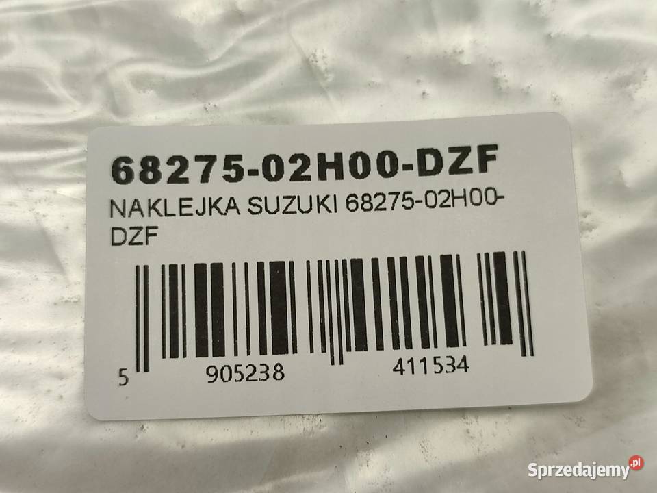 NAKLEJKA NA CZACHĘ SUZUKI GSXR 750 0607 K6 K7