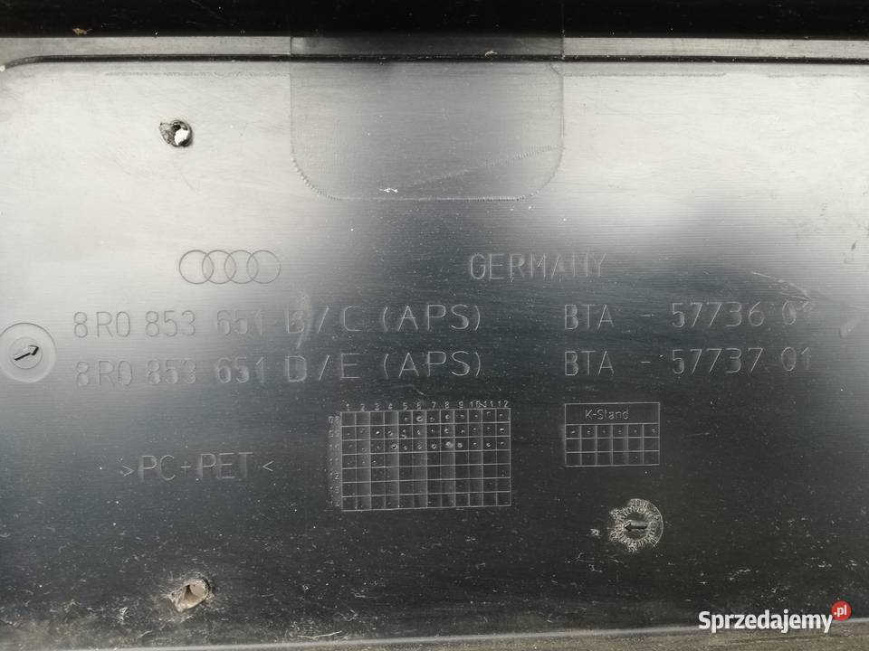 AUDI Q5 SLINE 0813 GRILL ATRAPA 8R0853651B Radzymin