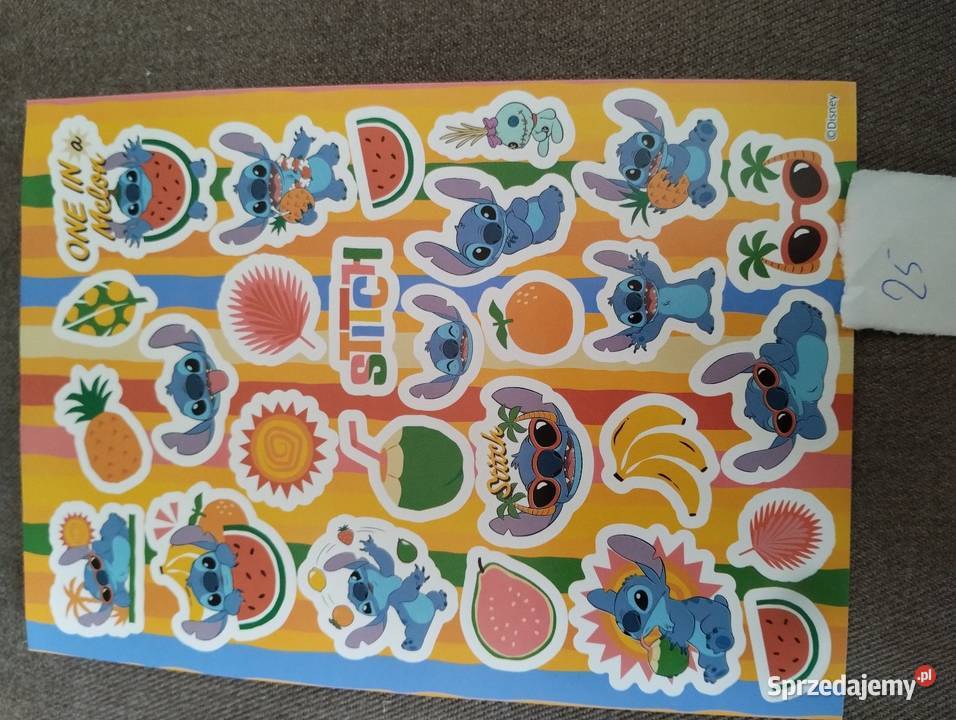 Numery naklejek stich sprzedam