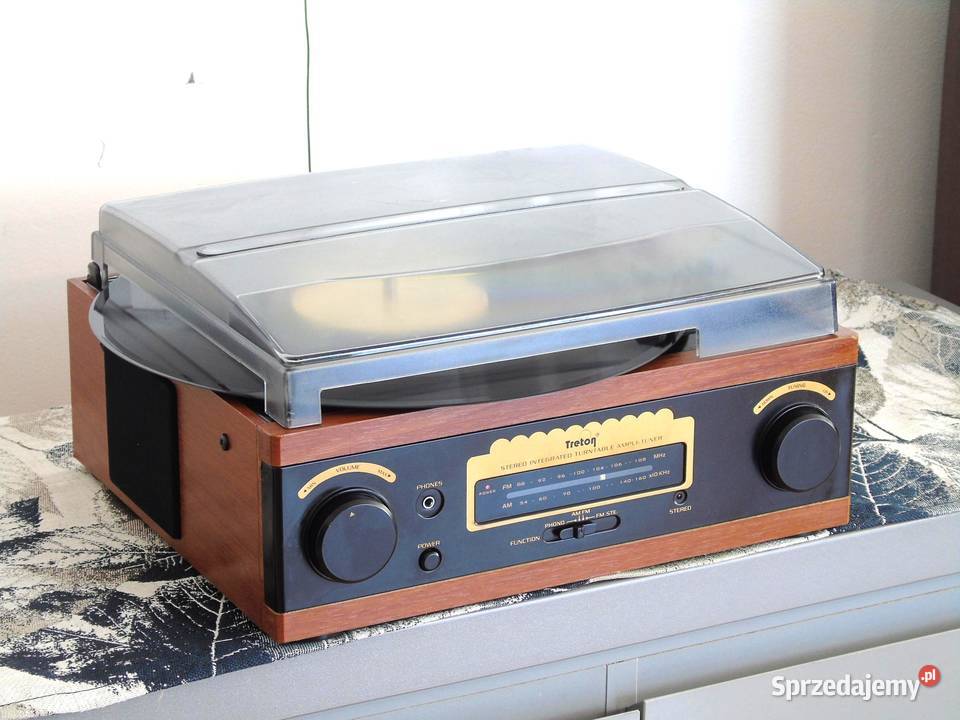 Gramofon Treton igła radio wzmacniacz głośniki Jasło
