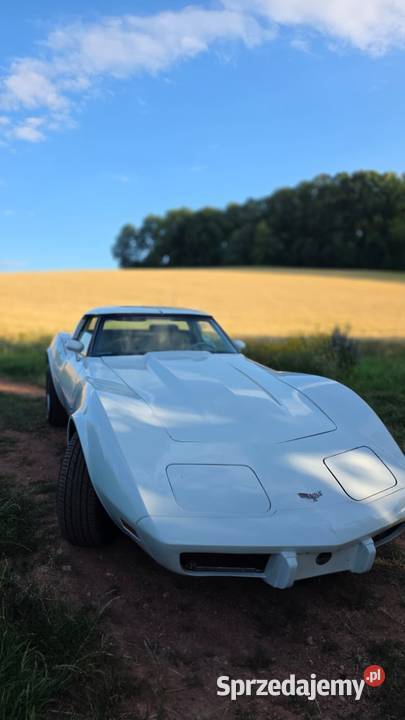 Chevrolet CCorvette 57 C3 V8 Automat 1979 Biała Motoryzacja dolnośląskie Wałbrzych