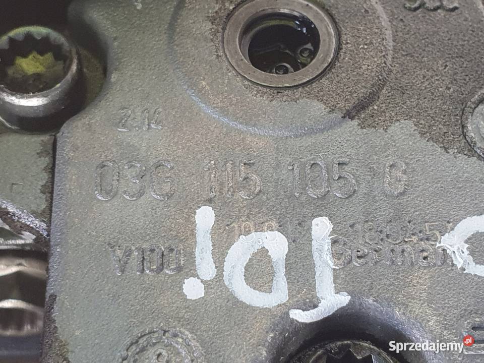 Audi A6 C6 20 TDI POMPA OLEJOWA oleju 03G115105G Blok silnika Rudka