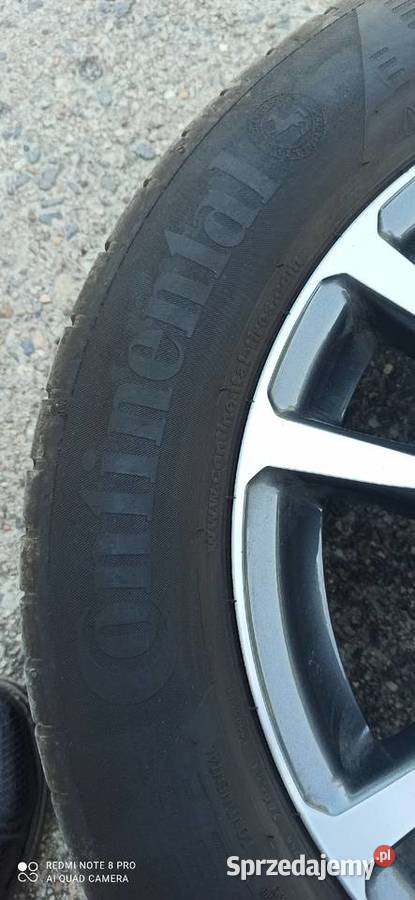 Komplet kół 5x1143 16 z oponami letnimi