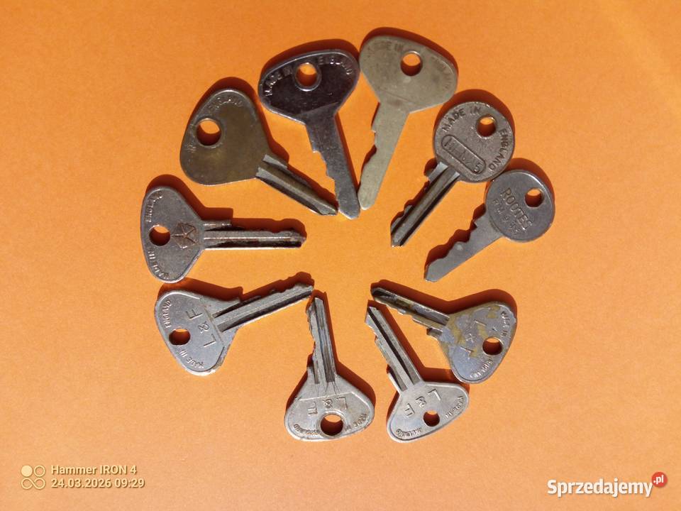 Stary zestaw kluczyki auto kluczyk Mix PRL Przemyśl