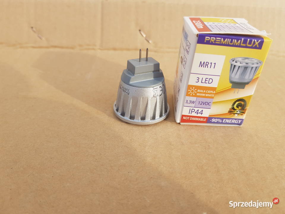 Żarówka LED MR11 35mm 33W 12V DC 2700K zamiennik mazowieckie