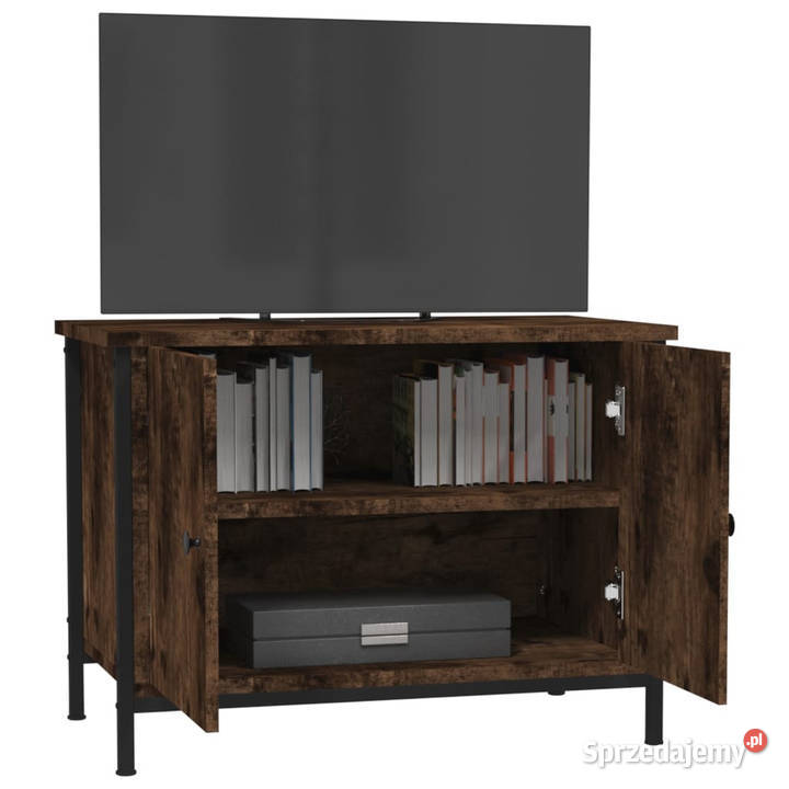 Szafka pod TV przydymiony dąb 60x35x45 WM826297 Warszawa sprzedam