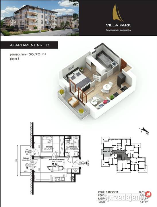 2 pokoje z efektem wow 4 m wysokości Villa Park sieć Sprzedaż sprzedam