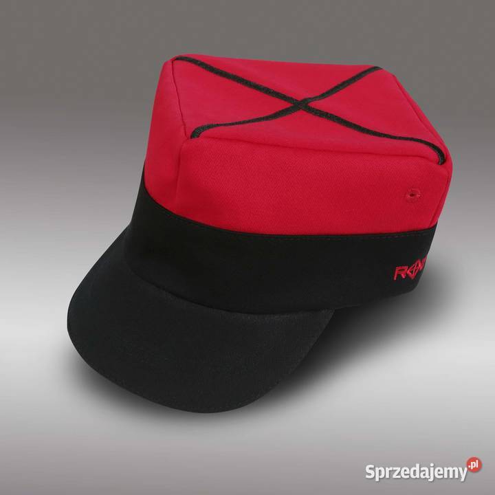 Nowa czapka Rogatywka czerwono czarna Poznań sprzedam
