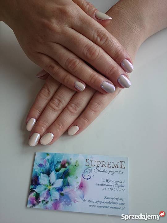 Stylizacja paznokci manicure klasyczny hybrydowy Siemianowice Śląskie