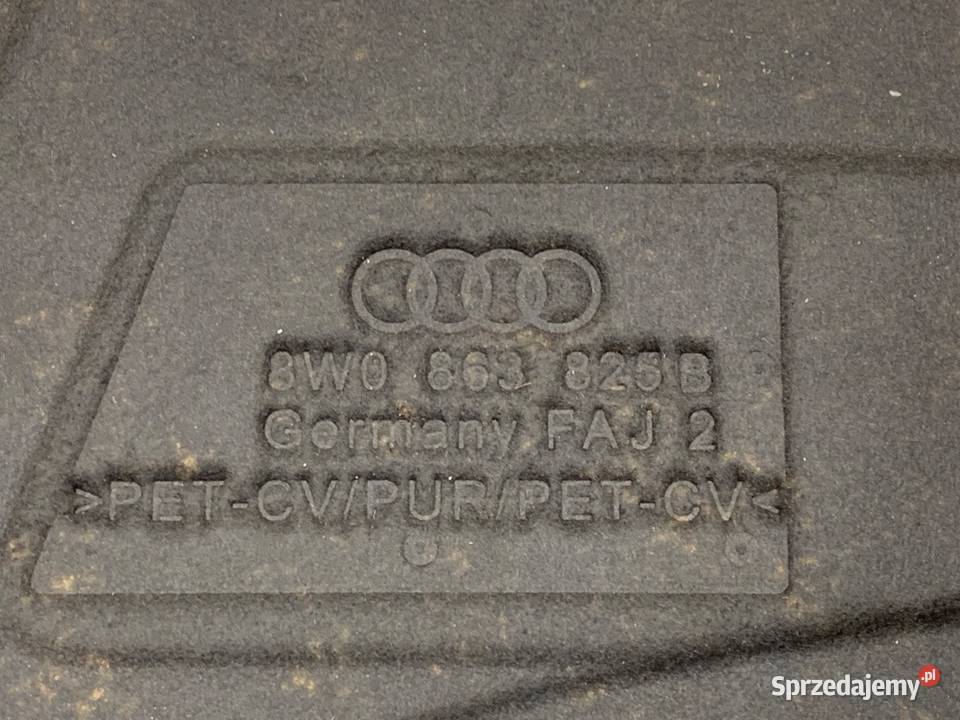 WYGŁUSZENIE MASKI AUDI A4 B9 Kombi 8W0863825B osobowe