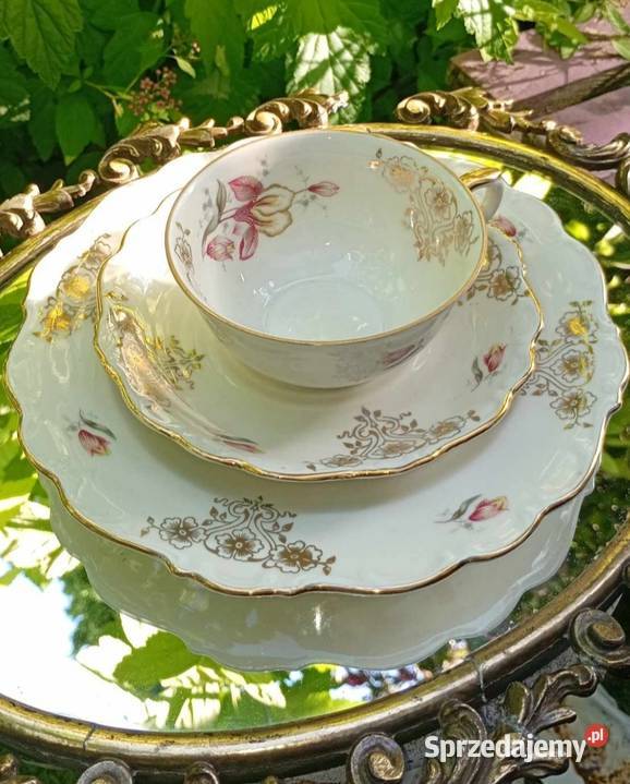 TRIO BAWARIA Z KORONĄszlachetna elegancjareliefy Pabianice