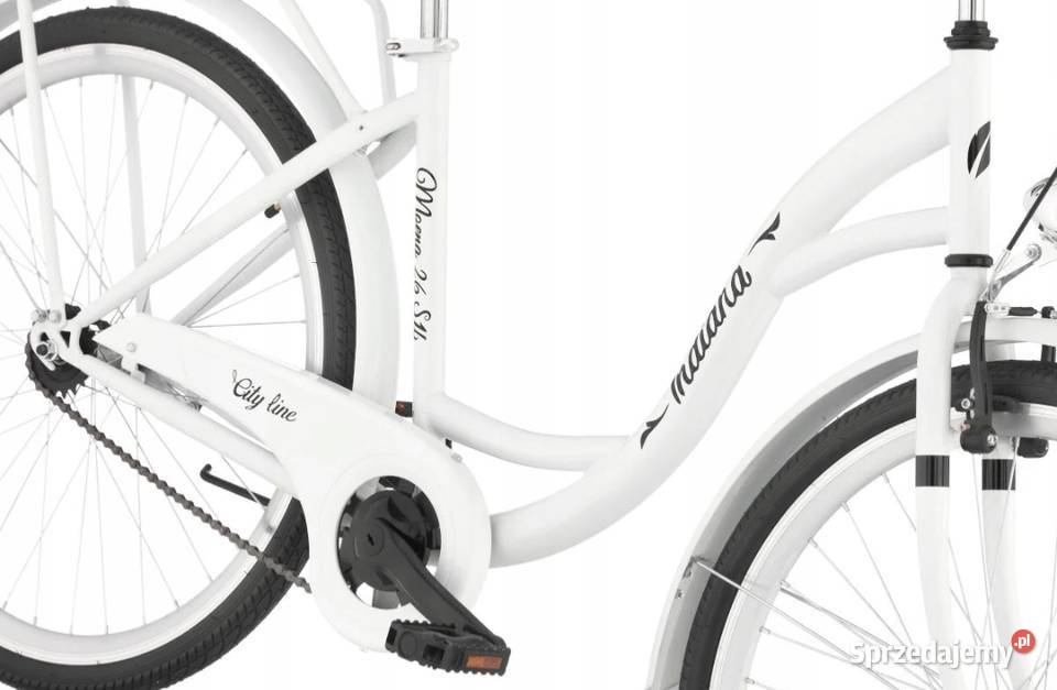 Rower miejski INDIANA Moena S1B 26 damski Biały Miejskie Września