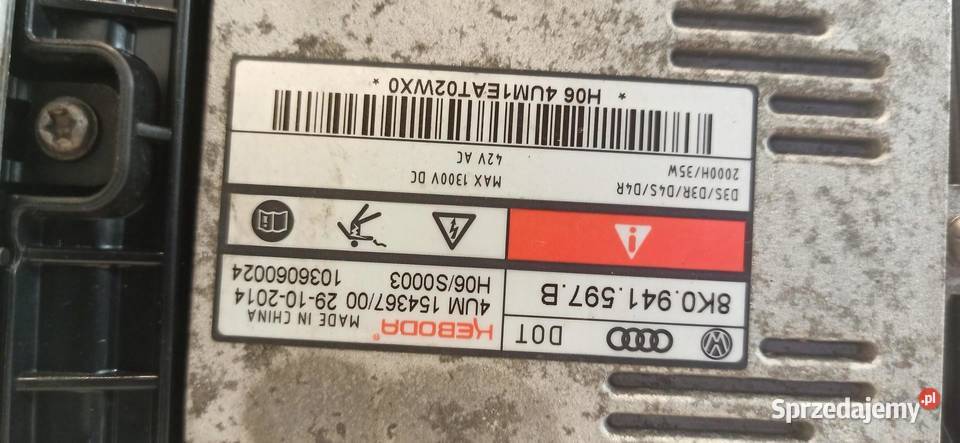 AUDI Q5 2015 LAMPA PRAWY PRZÓD ANGLIK RHD osobowe dolnośląskie